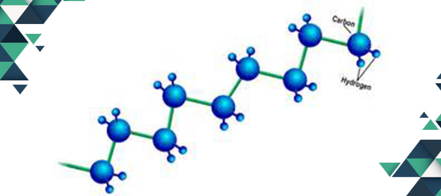 تصویر ساختار زیگزاگی پلی اتیلن